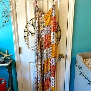 Patterned summer jumpsuit